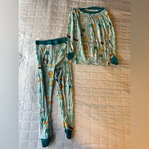 Little Sleepies Birthday pajamas 2 piece size 3T